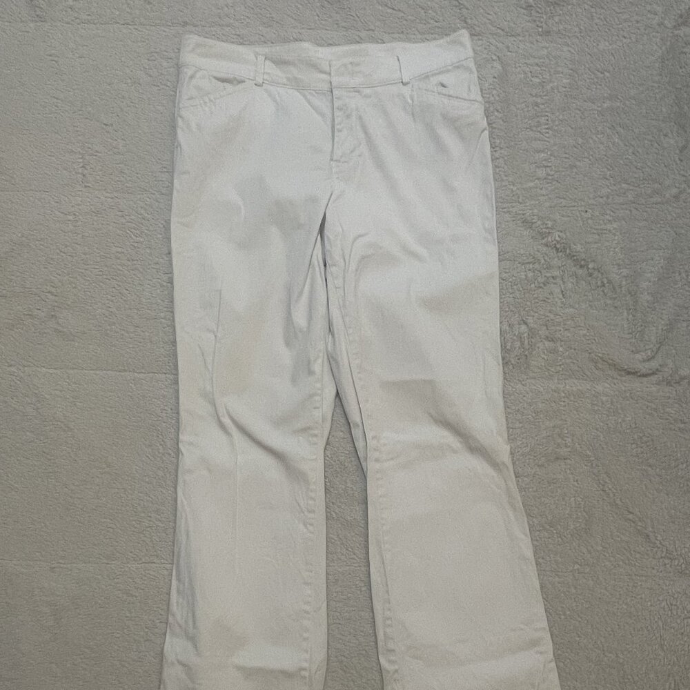 White Dockers casual pants, straight leg, size 10,